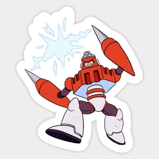 RUBY SPEARS SPARK MAN Sticker